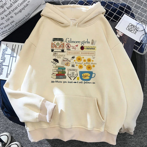 Gilmore Girls hoodie modern style elegant Japanese anime sweater