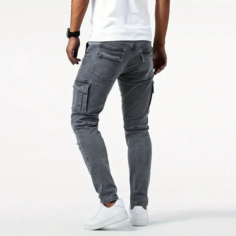 Korean Style Softener Skinny Ankle-Length Jeans for Men&