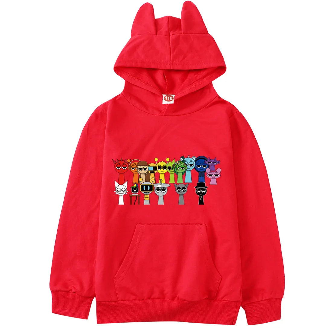 Sprunki Cartoon Toddler Teen Girls Sweatshirts Spring Autumn Coat