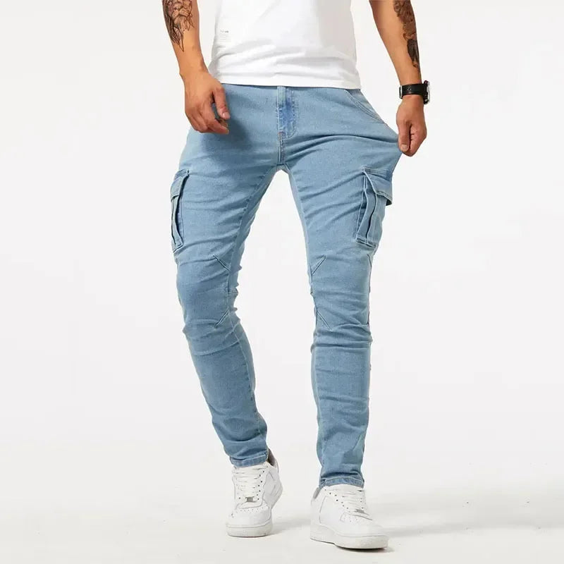 Korean Style Softener Skinny Ankle-Length Jeans for Men&