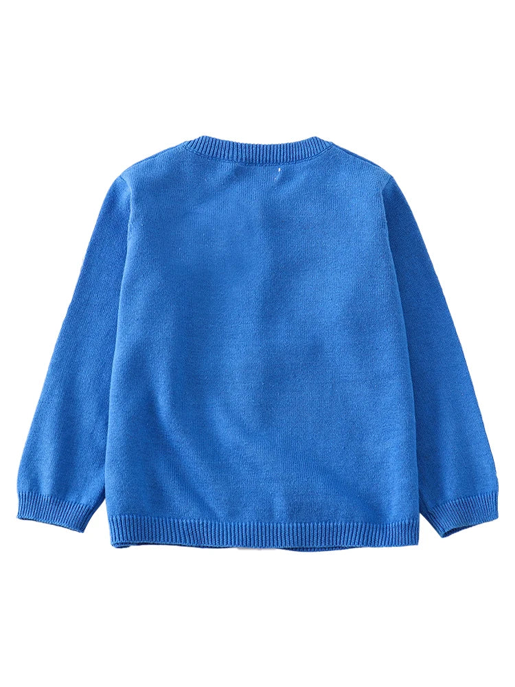LJMOFA 1-6T Kid Solid Color Classics Knitwear Soft Comfortable Warm