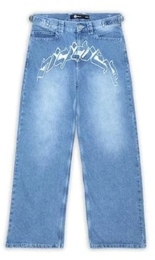 Baggy Jeans Harajuku Hip Hop Straight Wide Leg Pants Oversized Print