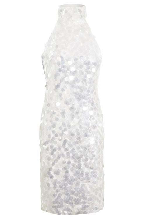 White Backless Mini Dress