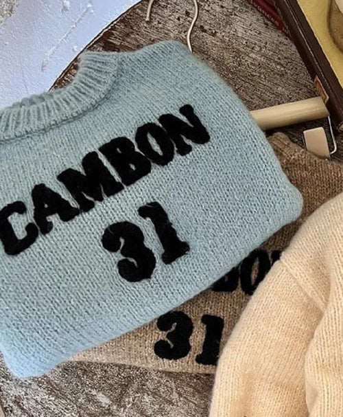 Fashion Baby Girl Boy Letter Embroidery Sweater Winter Spring Infant