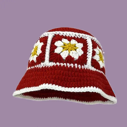 Handmade Knitted Bucket Hat