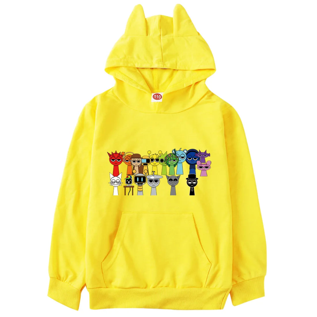 Sprunki Cartoon Toddler Teen Girls Sweatshirts Spring Autumn Coat