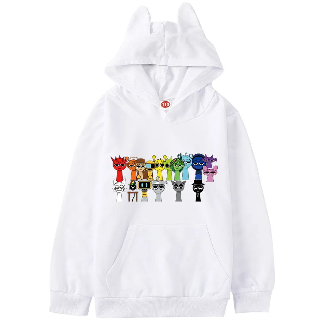 Sprunki Cartoon Toddler Teen Girls Sweatshirts Spring Autumn Coat