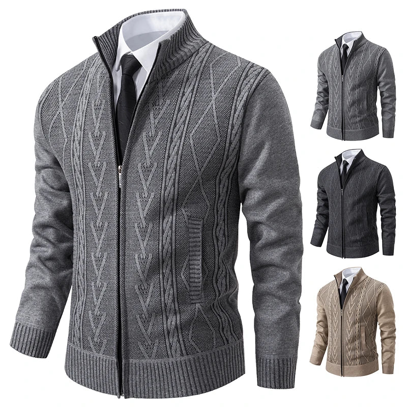 2023 autumn and winter new cashmere padded warm casual men&