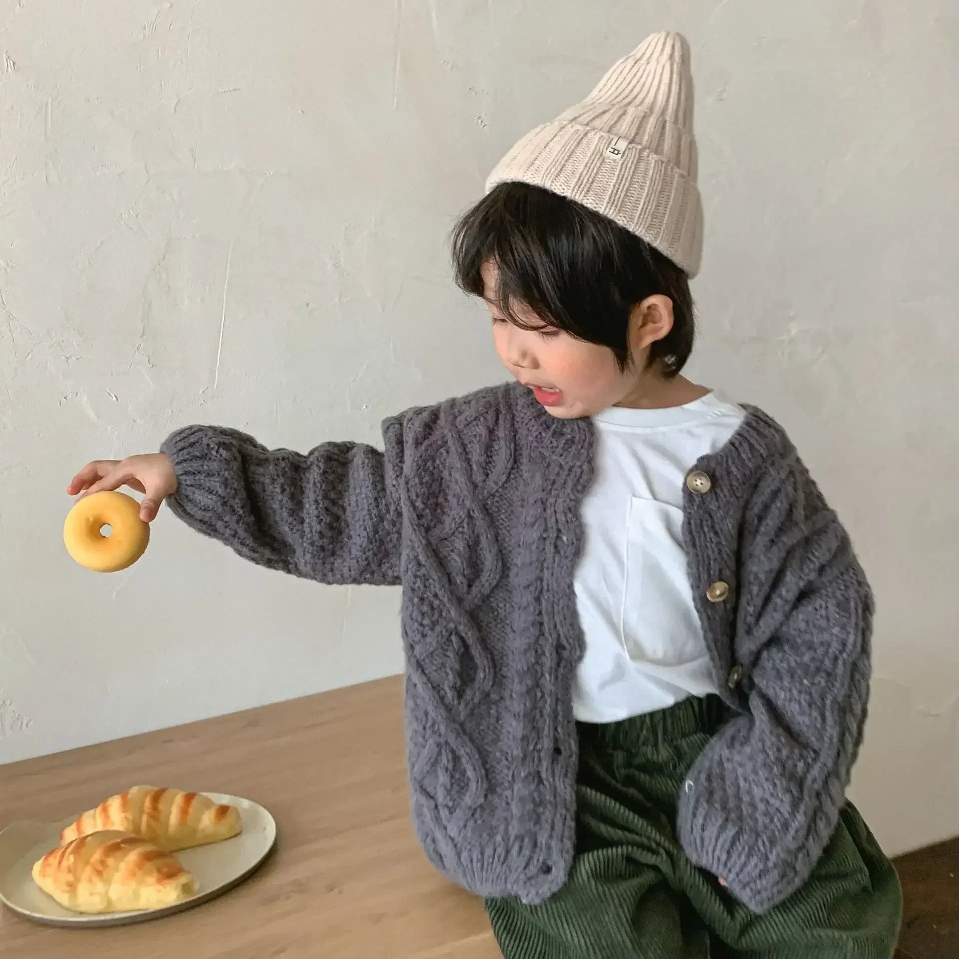 8777 Buy 2pcs Wholesale Korean Children Sweaters Cardigan Autumn And