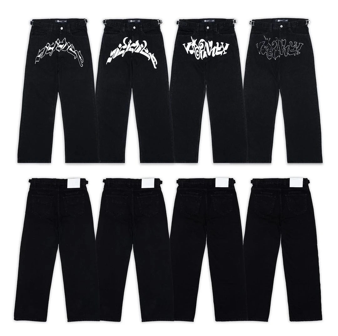 Baggy Jeans Harajuku Hip Hop Straight Wide Leg Pants Oversized Print