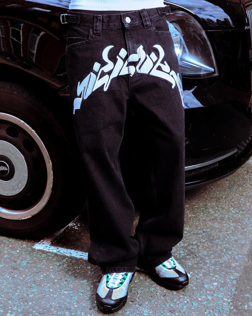 Baggy Jeans Harajuku Hip Hop Straight Wide Leg Pants Oversized Print