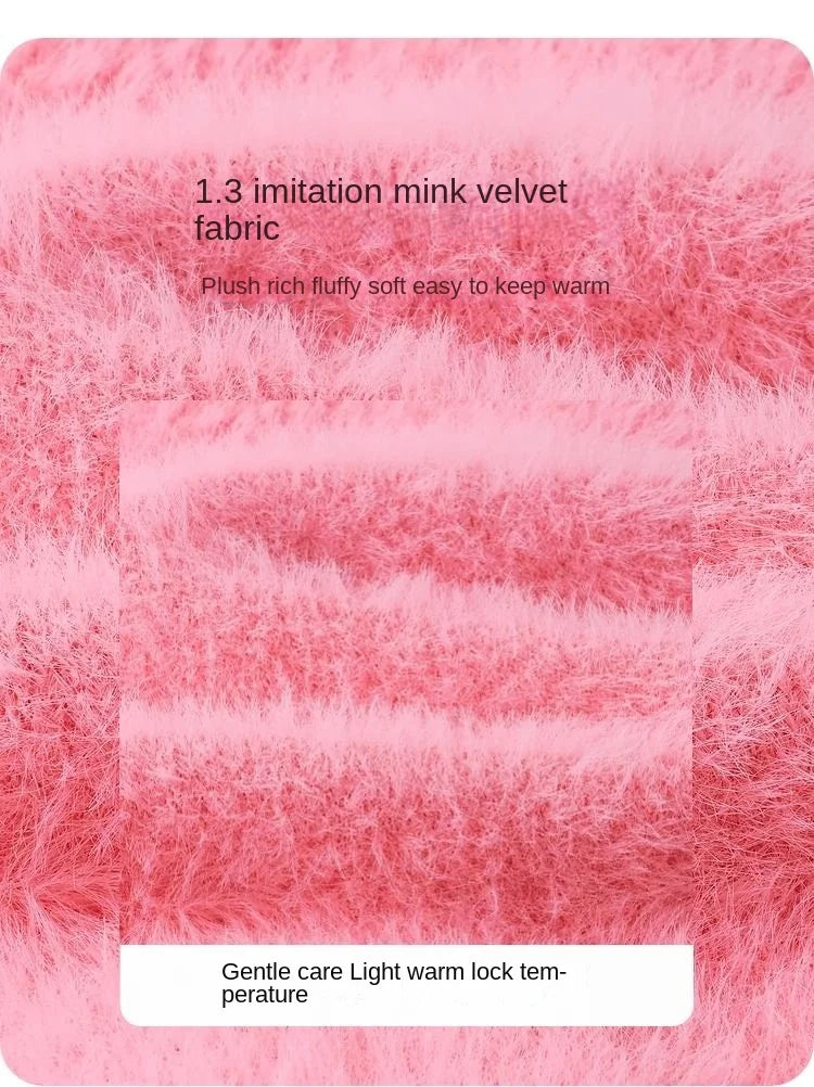 1-13 Years Toddler Kids Imitation Mink Fur Sweater Jackets for Girls