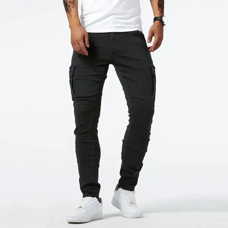 Korean Style Softener Skinny Ankle-Length Jeans for Men&