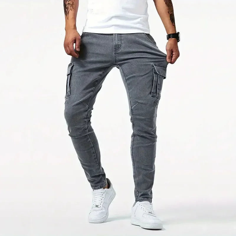 Korean Style Softener Skinny Ankle-Length Jeans for Men&