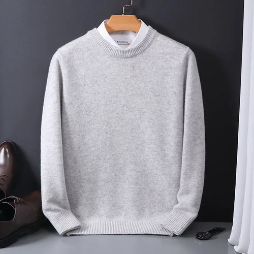 Cashmere Sweater O-neck Pullovers Men&