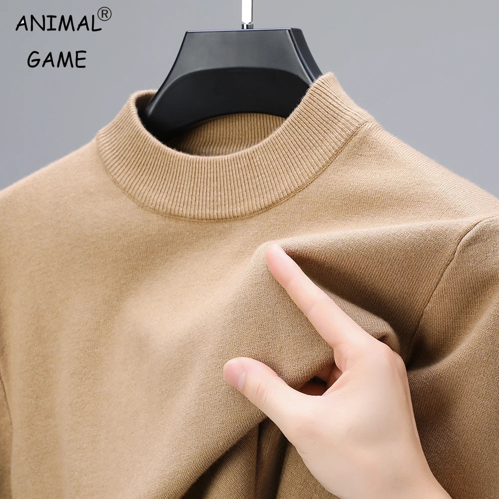 Half Turtleneck Knitwear Sweater New Autumn/Winter Mock Neck