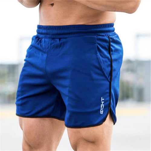 Men Fitness Shorts Summer Gyms Workout Male Breathable Mesh shorts