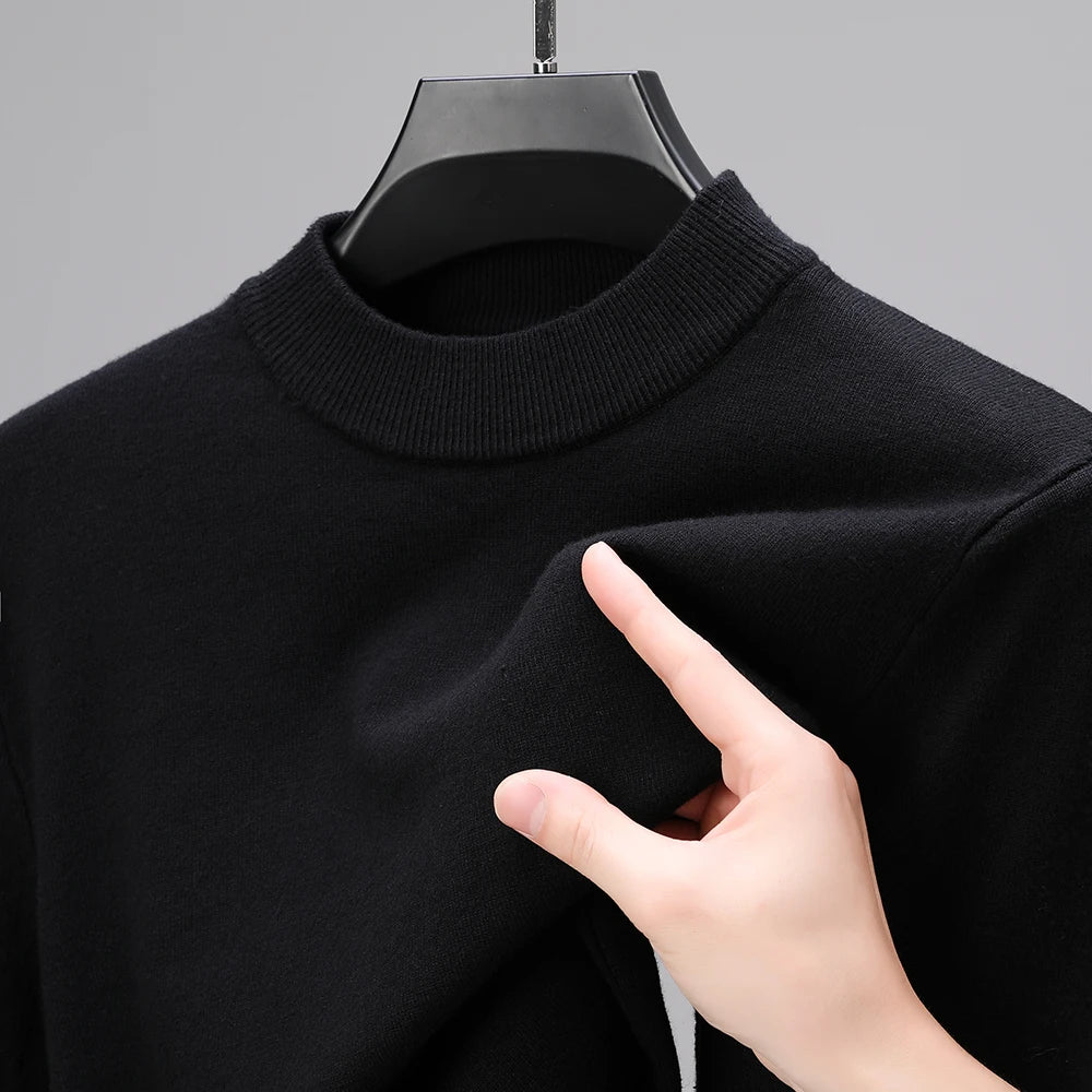 Half Turtleneck Knitwear Sweater New Autumn/Winter Mock Neck