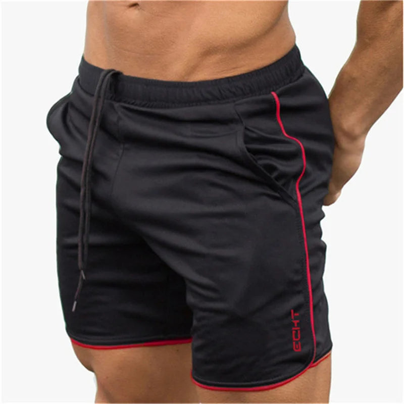 Men Fitness Shorts Summer Gyms Workout Male Breathable Mesh shorts