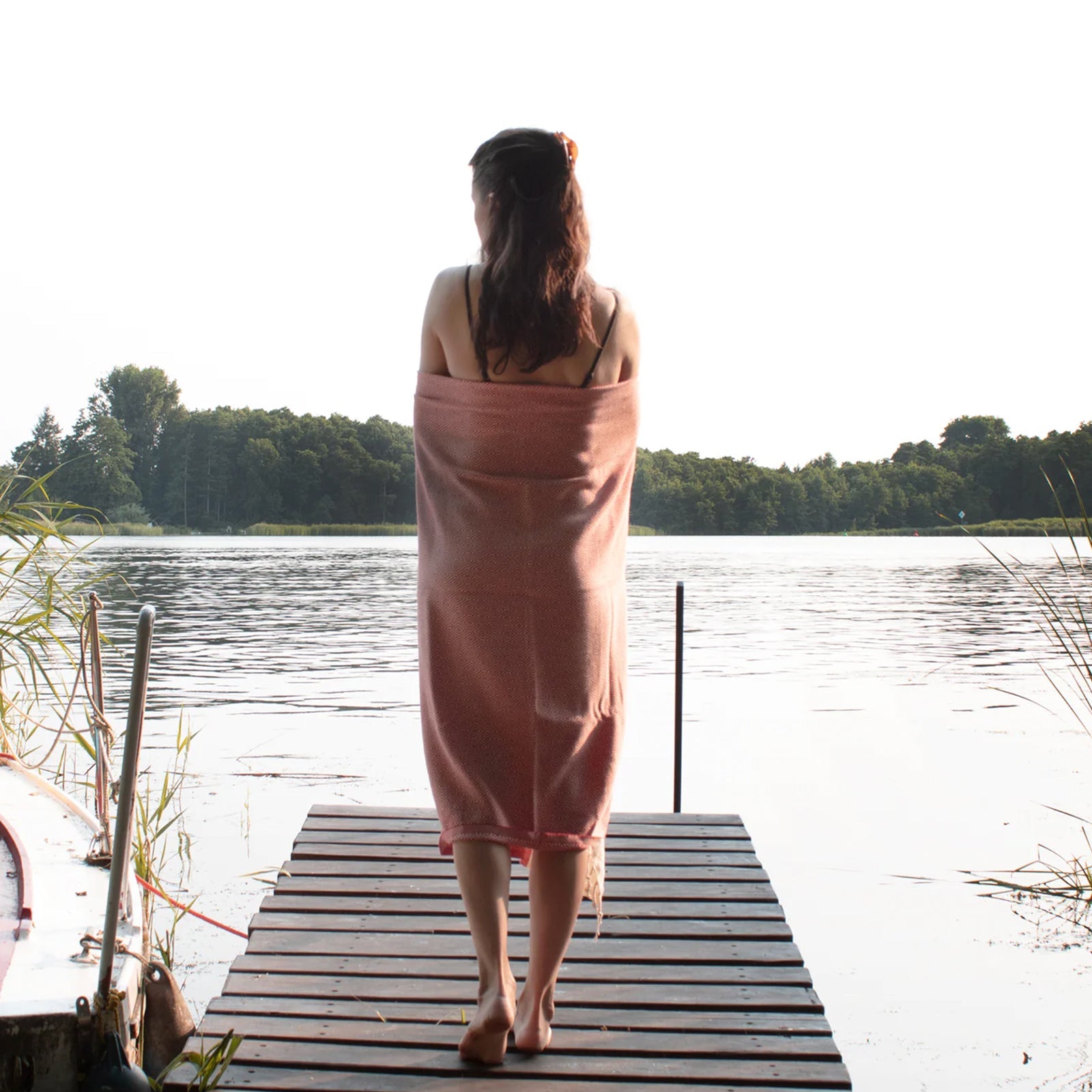 OTTO BLUE Handgewebtes Hamamtuch - Schnelltrocknend, Vielseitig,