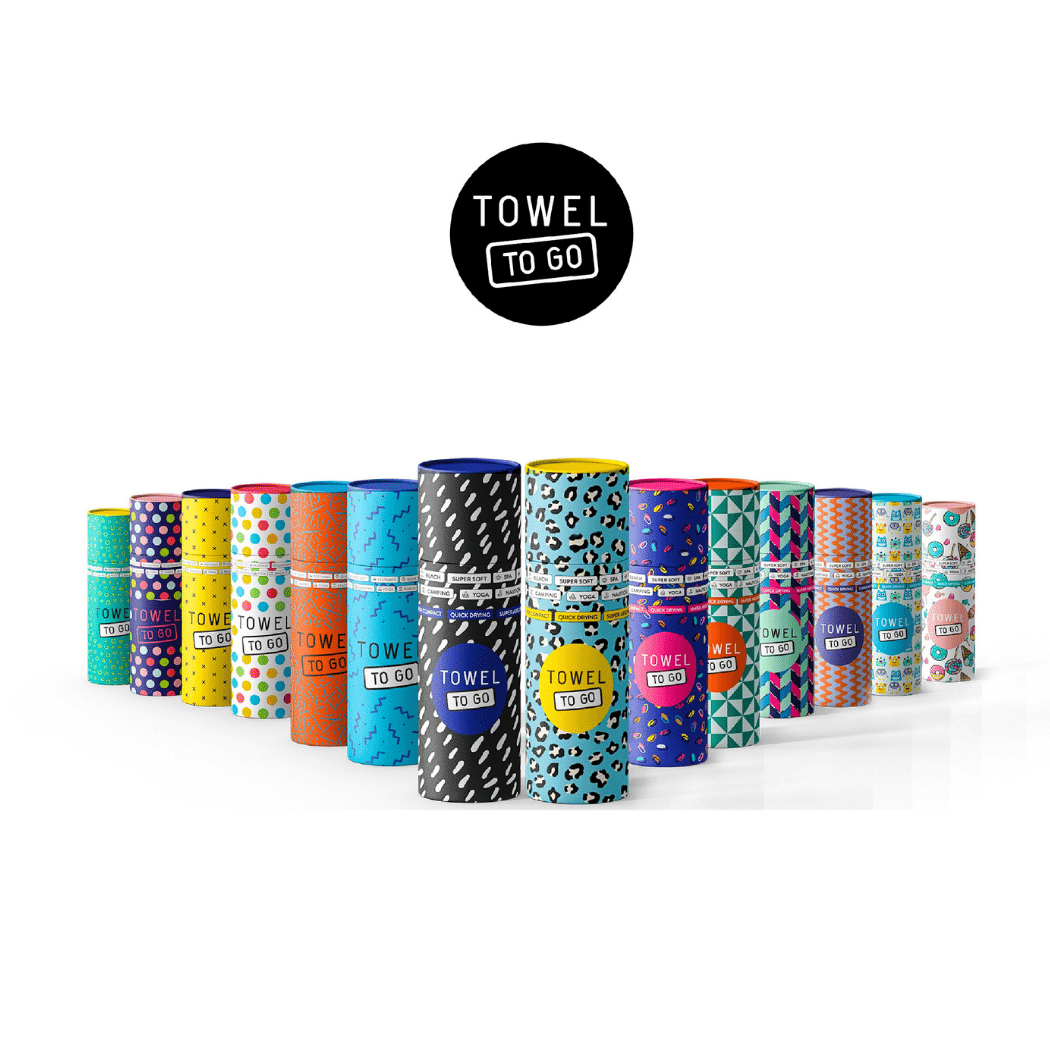 Ipanema Hammam Towel with Recycled Gift Box, Yellow