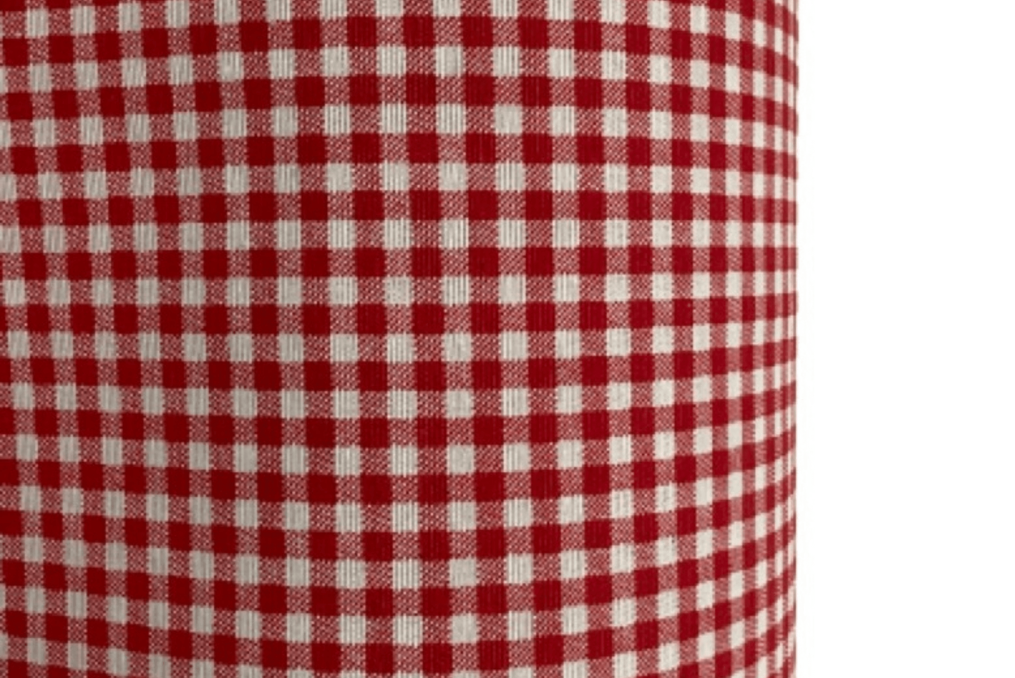 TELA AL CORTE TEJIDO VICHY ROJO