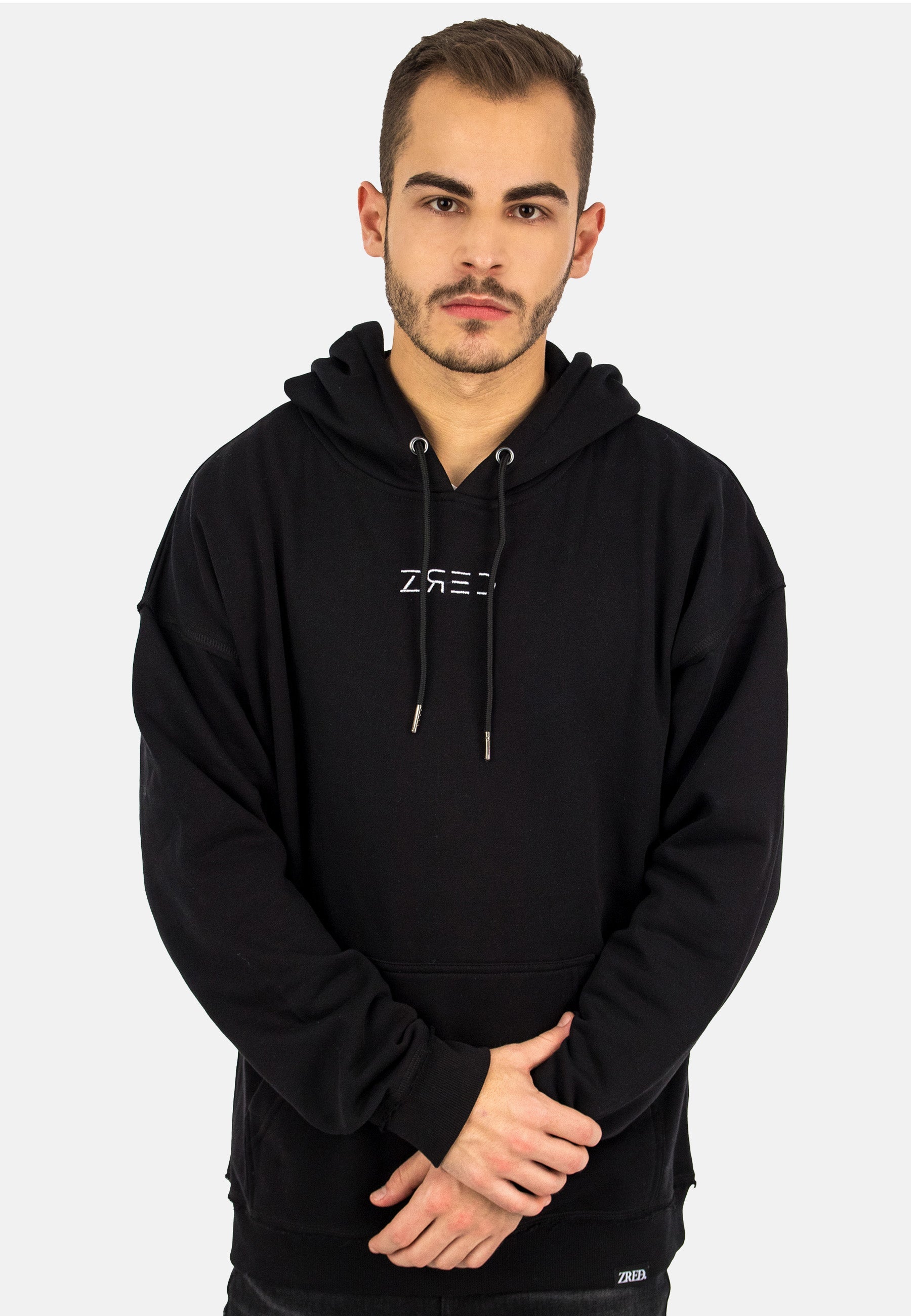 Vision oversized Hoodie - black