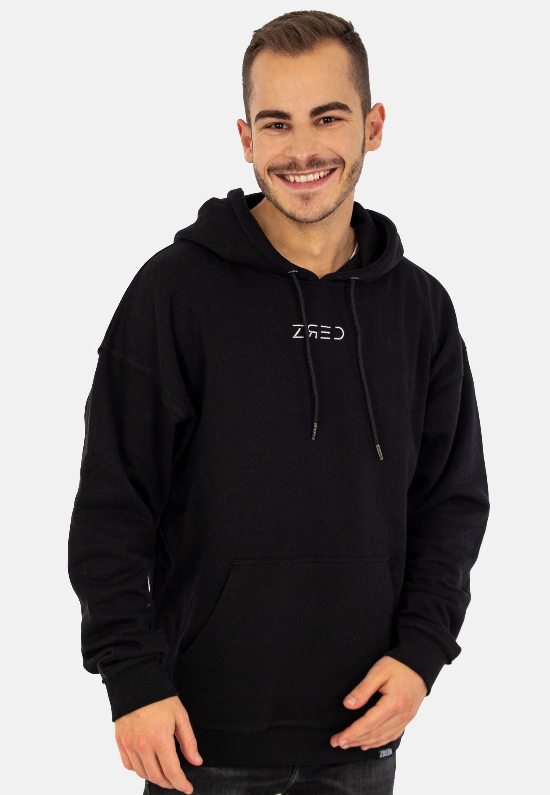 Vision oversized Hoodie - black