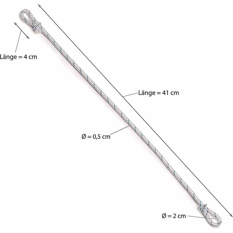 Corde de fixation de drapeau Raccords pour mât de drapeau