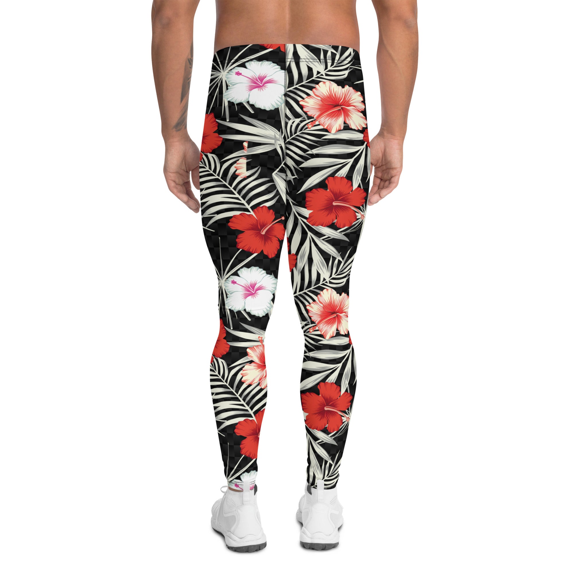 Hawaii Hibiscus Leggings for Men