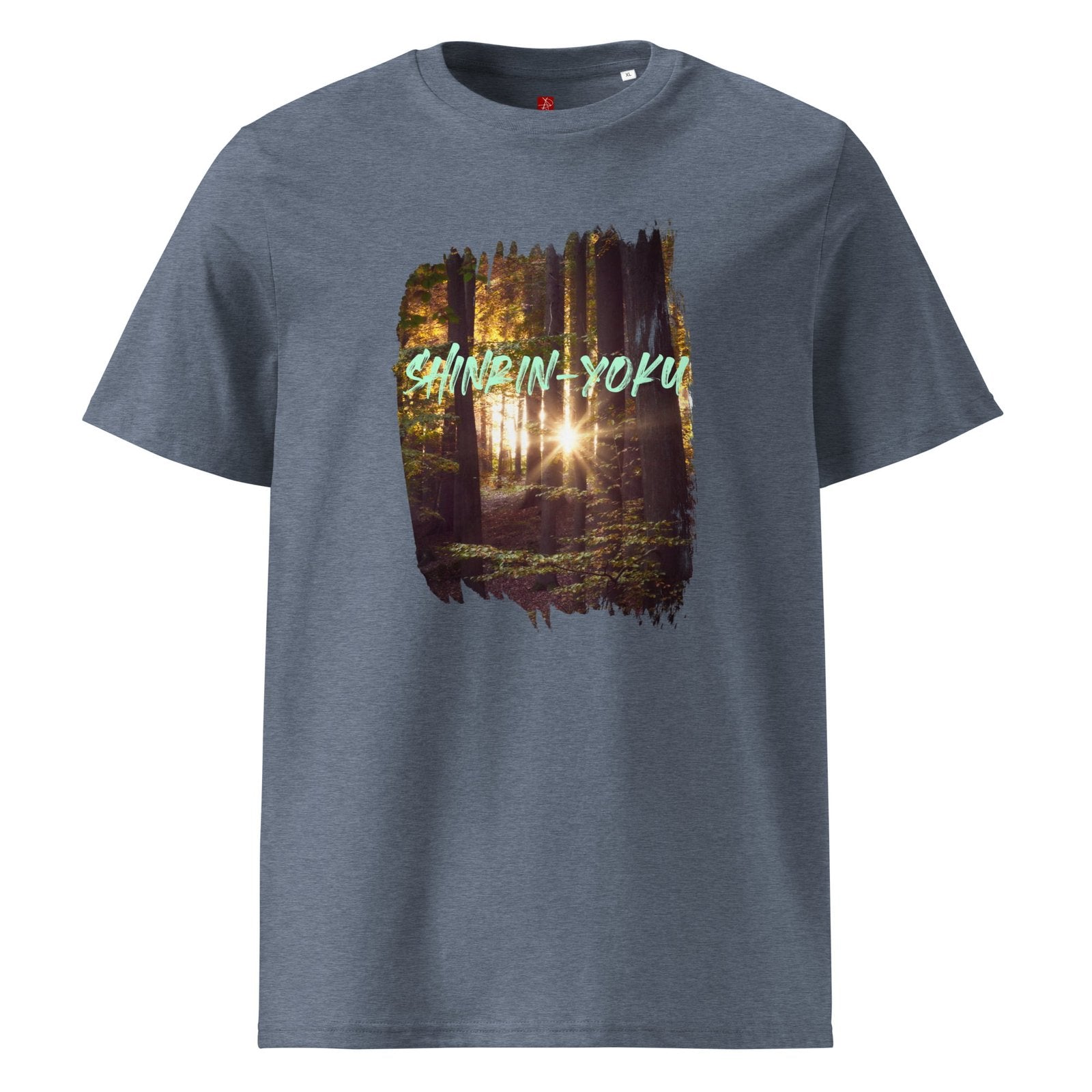 GOTS Organic Cotton T-Shirt – “Shinrin-Yoku” Forest Bathing Design