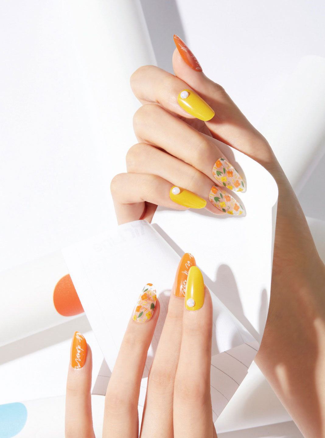 Korean Gel Nail Strips Nail decals All-In-One Kits