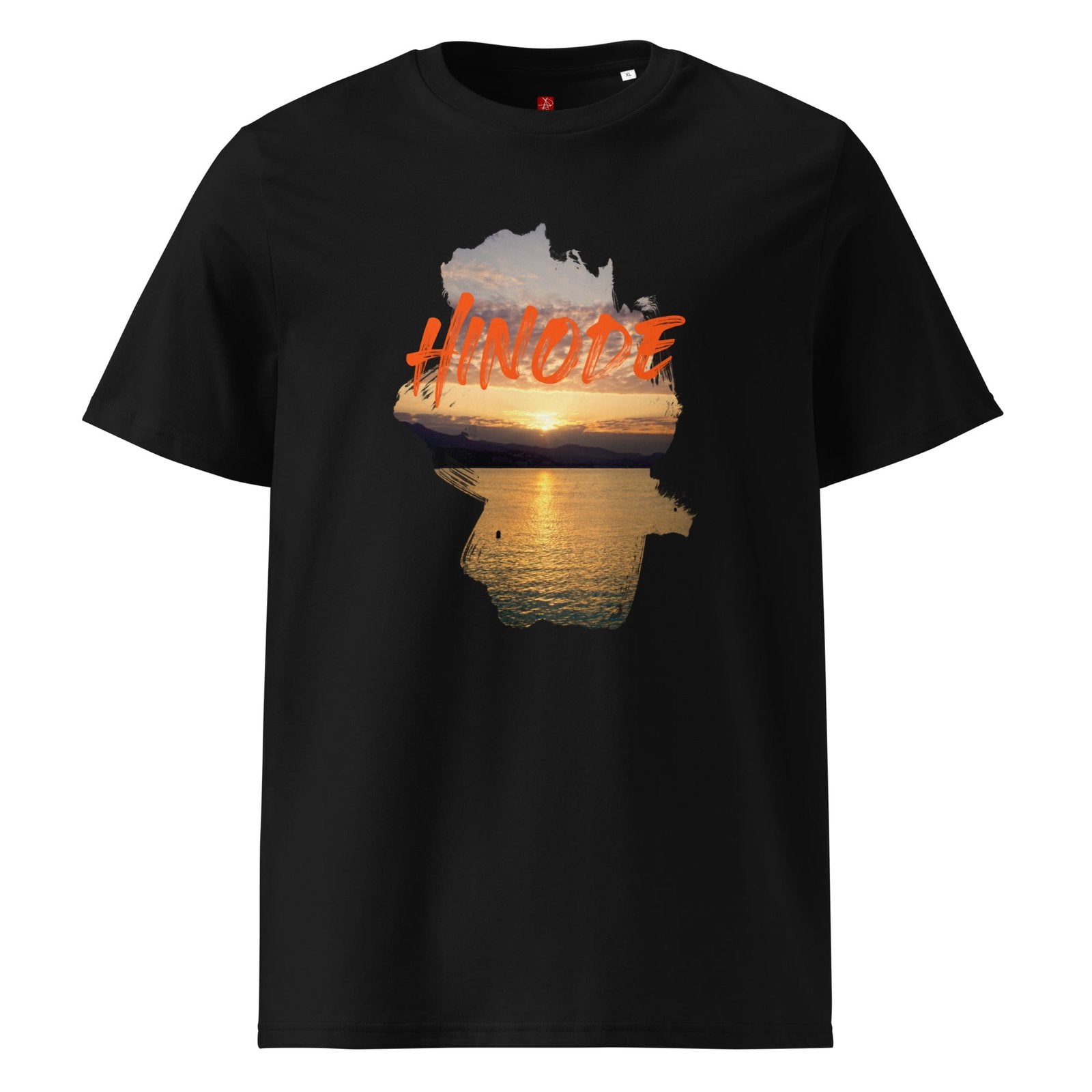 GOTS Organic Cotton T-Shirt – “Hinode” Sunrise Ocean Design