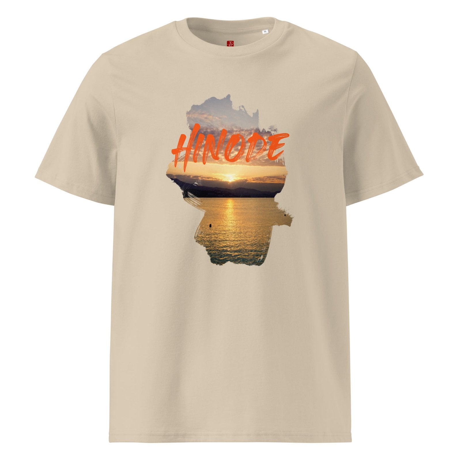 GOTS Organic Cotton T-Shirt – “Hinode” Sunrise Ocean Design