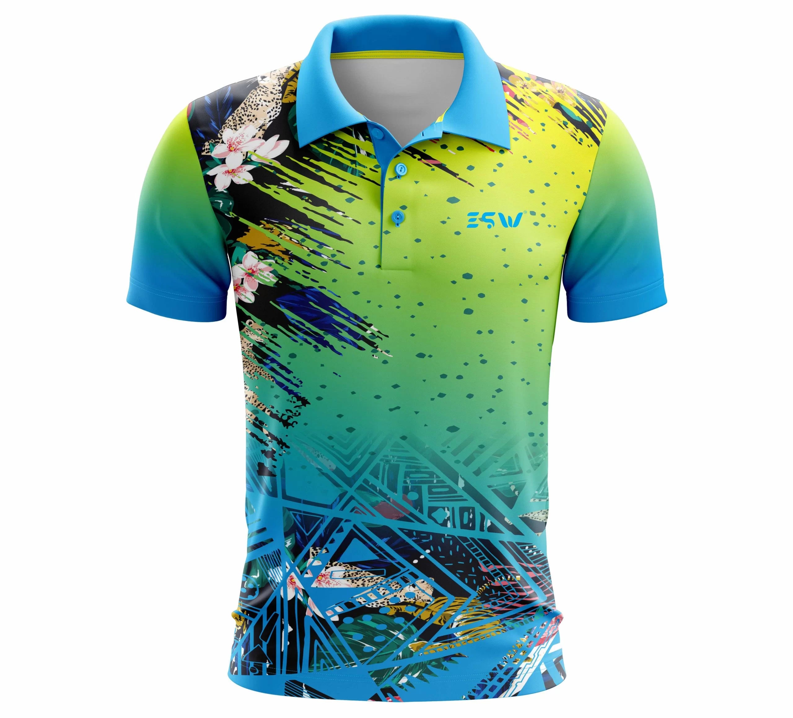 Sports Team India Jersey for Men Cricket T-Shirt Color Multicolor