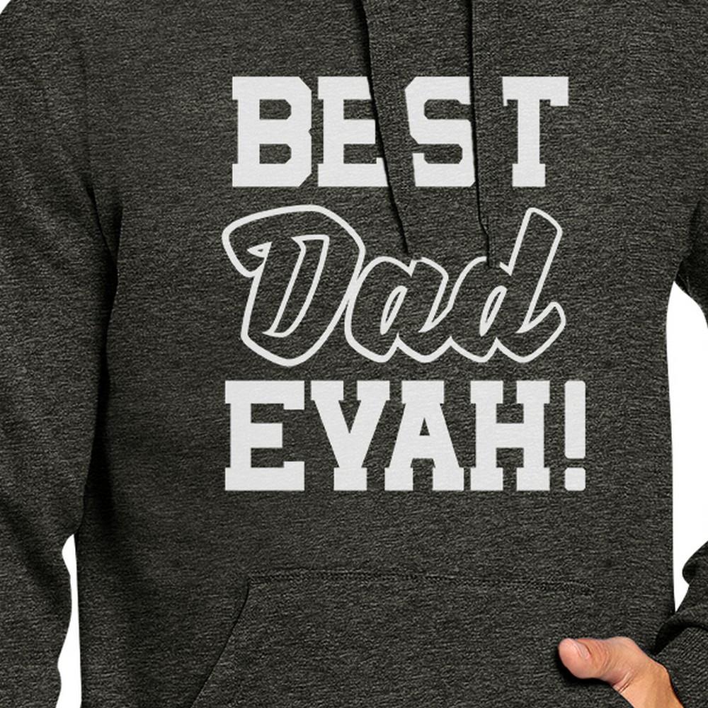 Best Dad Evah Unisex Dark Gray Hoodie Best Dad