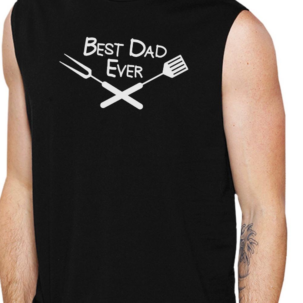 Best Bbq Dad Mens Black Muscle Top Humorous