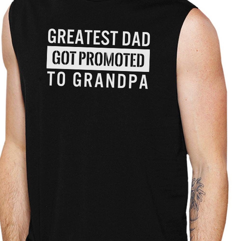 Promoted To Grandpa Muscle Top Baby Announcement