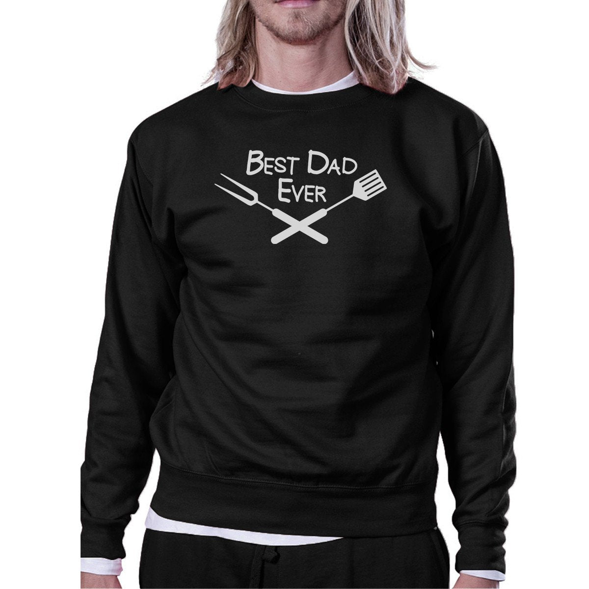 Best Bbq Dad Black Funny Design Sweatshirt Gifts