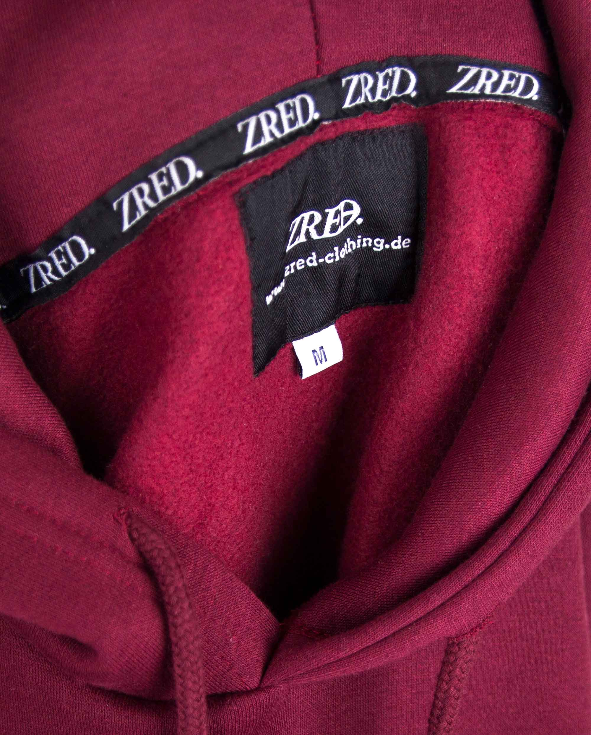 ZRED Origin Hoodie burgundy - Herren