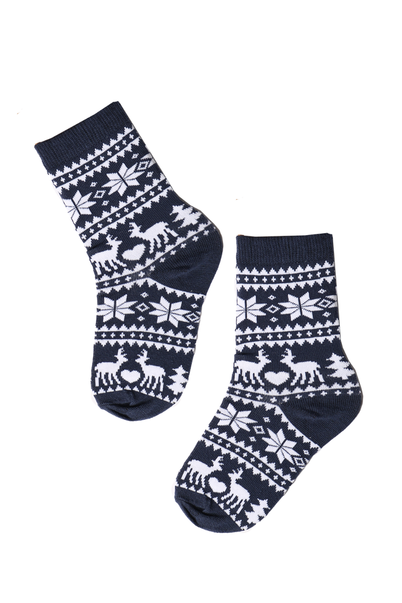 NORTH POLE blue cotton socks for kids