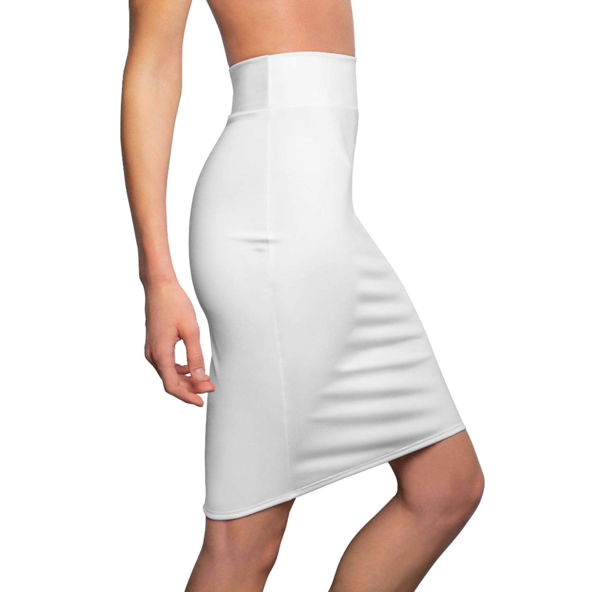 Womens Skirt, White Pencil Skirt