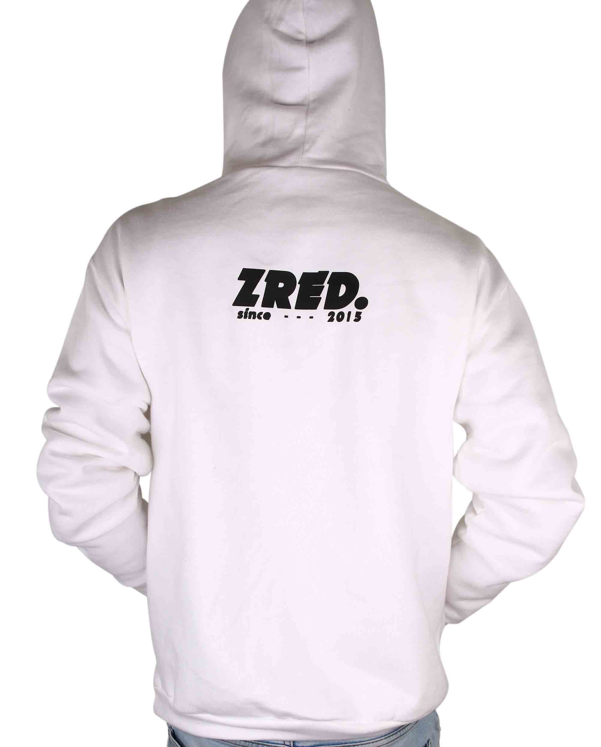 Back to classic autumn Hoodie - white/black - Herren