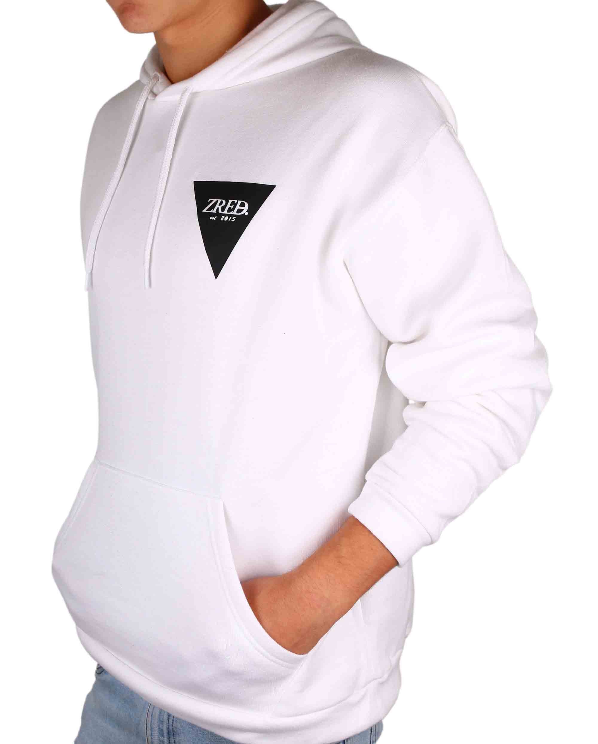 Back to classic autumn Hoodie - white/black - Herren