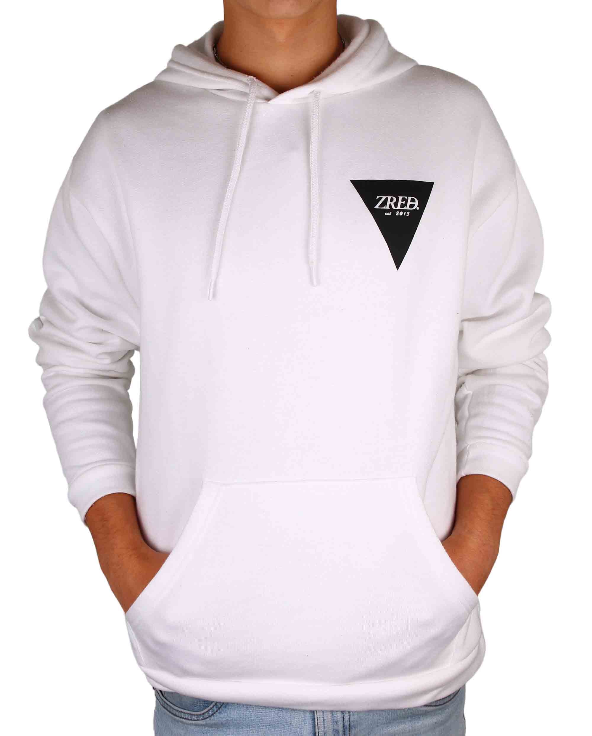 Back to classic autumn Hoodie - white/black - Herren