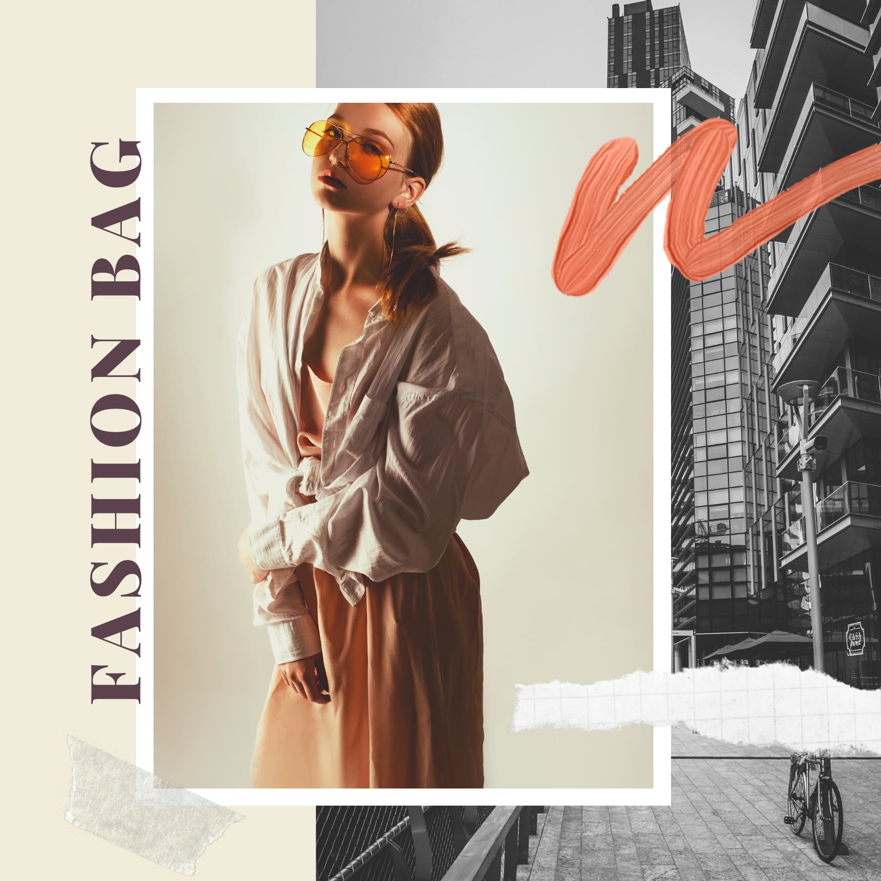 Women’s Handbag, Canvas Top Handle Shoulder Bag - Black / Geometric