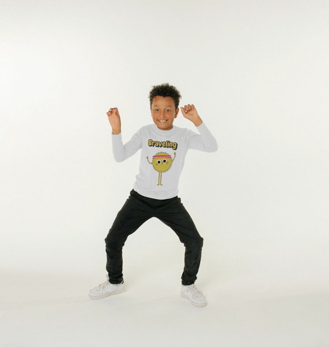 Organic Childrens Long-Sleeved T-shirt (Braveling)