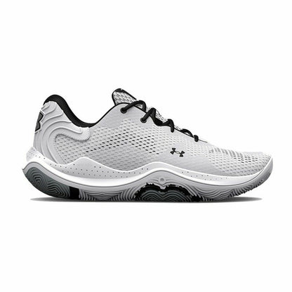 Basketball Shoes for Adults Under Armour Spawn 4 Grey Men