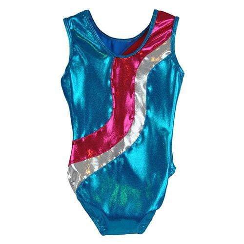 O3GL038 Obersee Girls Gymnastics Leotard One-Piece Athletic Activewear