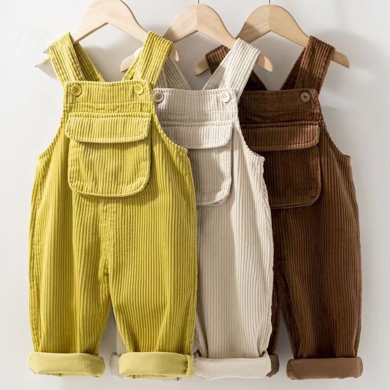 Loose Casual Korean-style Corduroy Pants